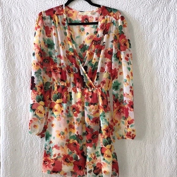 Liberty Love Floral Long Sleeve Mini Dress - Picture 4 of 11